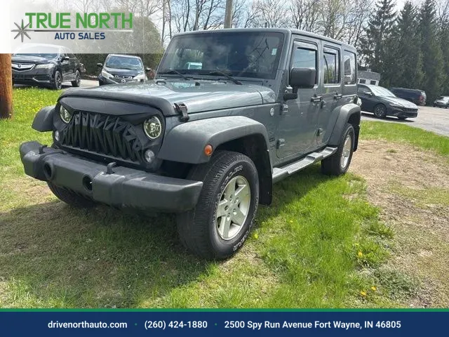 Gray 2014 Jeep Wrangler Unlimited Sport for sale in Fort Wayne, IN
