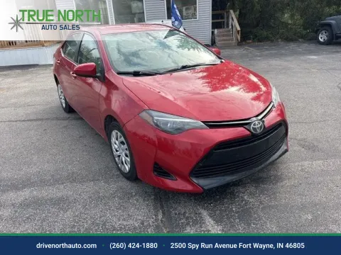 Red 2017 Toyota Corolla LE for sale in Fort Wayne, IN
