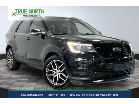 Black 2018 Ford Explorer Sport for sale in Fort Wayne, IN