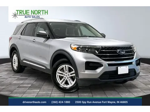 Silver 2023 Ford Explorer XLT for sale in Fort Wayne, IN