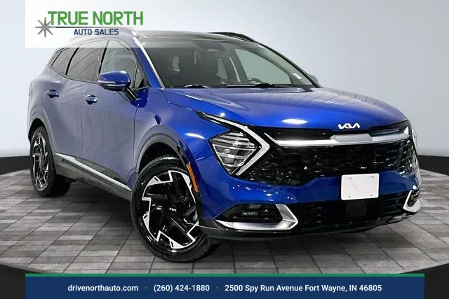 Blue 2023 Kia Sportage SX-Prestige for sale in Fort Wayne, IN
