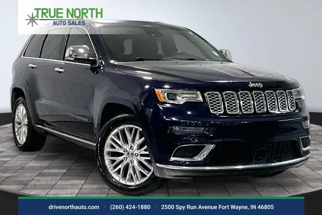 Blue 2017 Jeep Grand Cherokee Summit for sale in Fort Wayne, IN