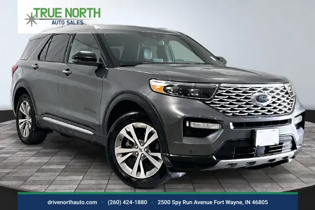 Gray 2020 Ford Explorer Platinum for sale in Fort Wayne, IN