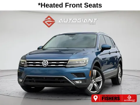 Blue 2018 Volkswagen Tiguan 2.0T SEL Premium for sale in Fishers, IN