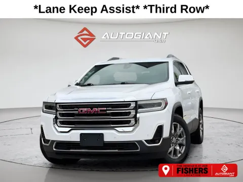 White 2021 GMC Acadia SLT for sale in Fishers, IN