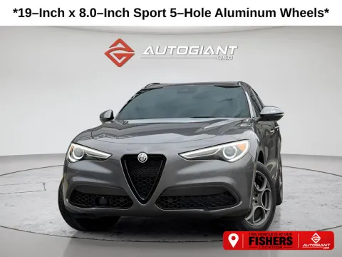 Gray 2022 Alfa Romeo Stelvio Sprint for sale in Fishers, IN