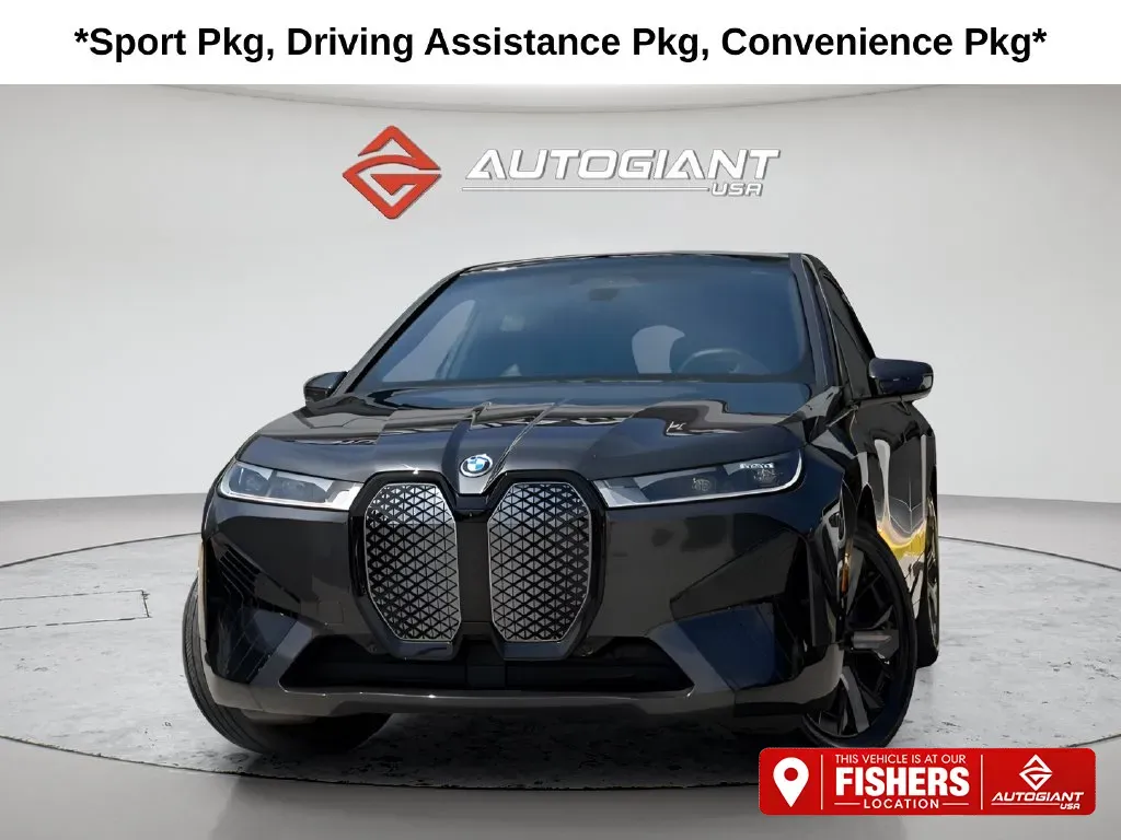 Gray 2024 BMW iX xDrive50 for sale in Fishers, IN