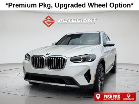 White 2022 BMW X3 xDrive30i for sale in Fishers, IN