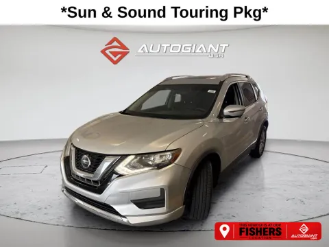 Silver 2018 Nissan Rogue SV for sale in Fishers, IN