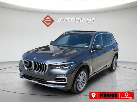 Gray 2021 BMW X5 xDrive45e for sale in Fishers, IN