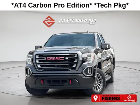 Black 2020 GMC Sierra 1500 AT4 for sale in Fishers, IN