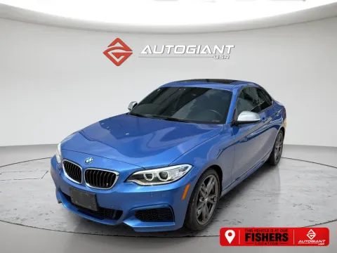 Blue 2016 BMW 2 Series M235i xDrive for sale in Fishers, IN