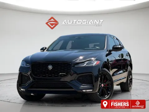 Black 2023 Jaguar F-PACE P400 R-Dynamic S for sale in Fishers, IN