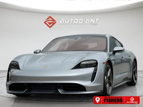 Silver 2020 Porsche Taycan Turbo for sale in Fishers, IN