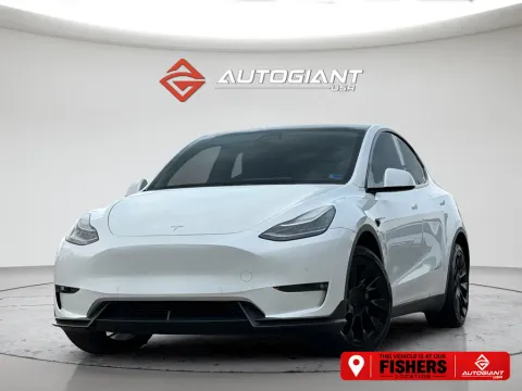 White 2021 Tesla Model Y Long Range for sale in Fishers, IN