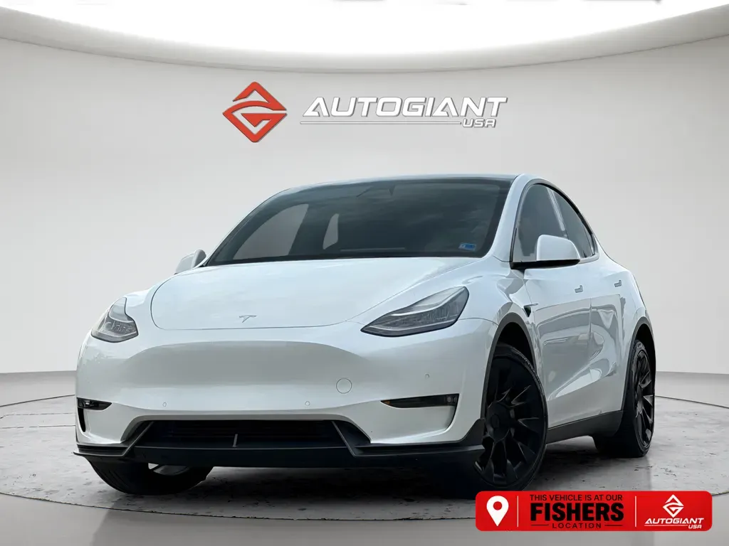 White 2021 Tesla Model Y Long Range for sale in Fishers, IN