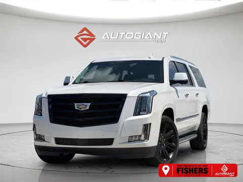 White 2019 Cadillac Escalade ESV Premium for sale in Fishers, IN