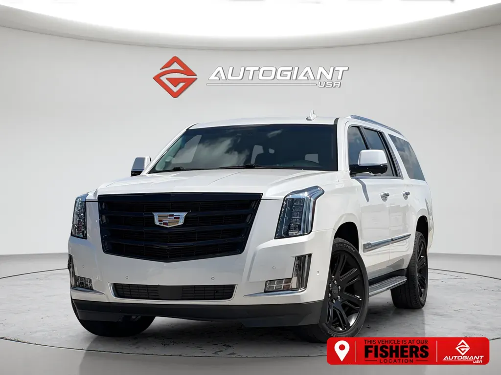 White 2019 Cadillac Escalade ESV Premium for sale in Fishers, IN