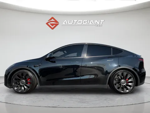 Another view of 2022 Tesla Model Y Performance for sale in Fishers, IN at AutoGiant USA Fishers