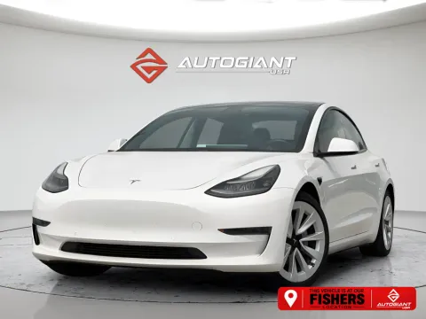 White 2021 Tesla Model 3 Standard Range Plus for sale in Fishers, IN