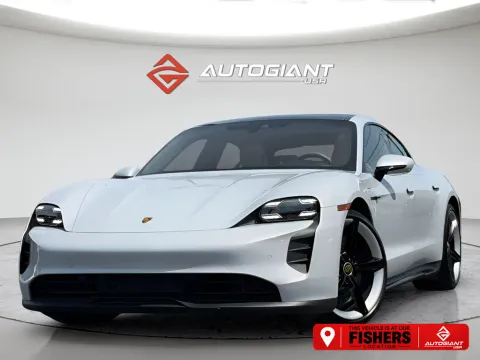 Silver 2022 Porsche Taycan GTS for sale in Fishers, IN