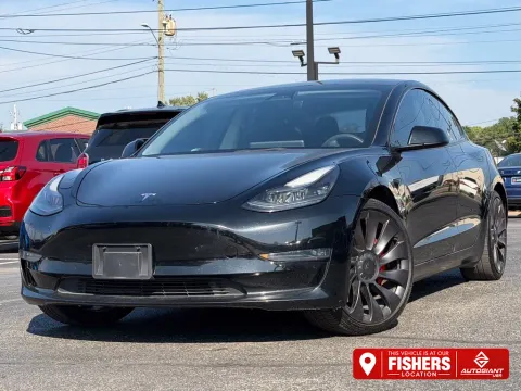 Black 2022 Tesla Model 3 Performance for sale in Fishers, IN