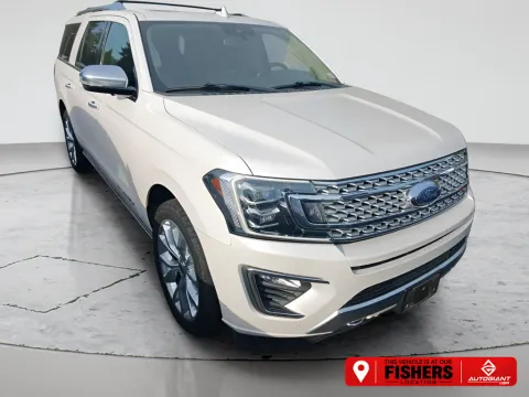 White 2019 Ford Expedition Max Platinum for sale in Fishers, IN