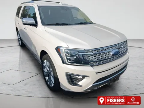 White 2019 Ford Expedition Max Platinum for sale in Fishers, IN