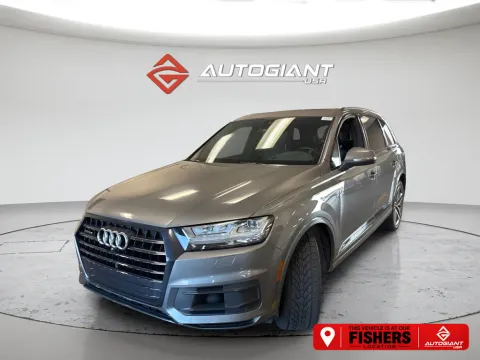 Gray 2017 Audi Q7 3.0T Prestige for sale in Fishers, IN