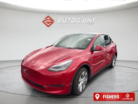 Red 2023 Tesla Model Y Long Range for sale in Fishers, IN