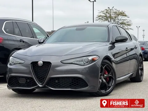 Gray 2019 Alfa Romeo Giulia Ti Sport for sale in Fishers, IN