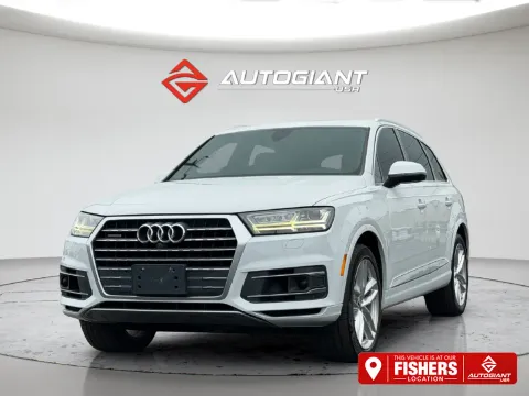 White 2017 Audi Q7 3.0T Prestige for sale in Fishers, IN