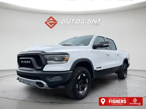 White 2022 Ram 1500 Rebel for sale in Fishers, IN