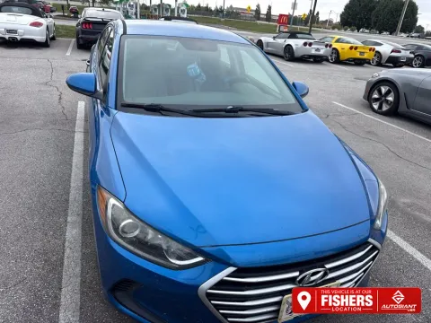 Blue 2017 Hyundai Elantra SE for sale in Fishers, IN