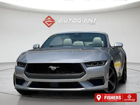 Silver 2024 Ford Mustang EcoBoost Premium for sale in Fishers, IN
