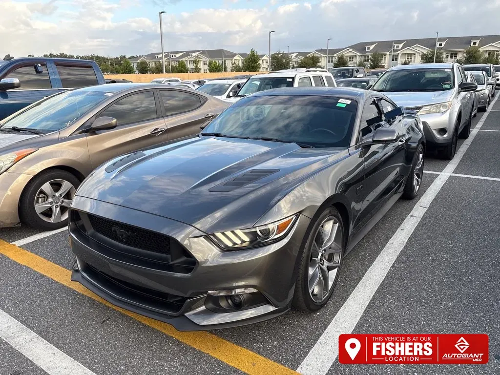 Gray 2016 Ford Mustang GT Premium for sale in Fishers, IN