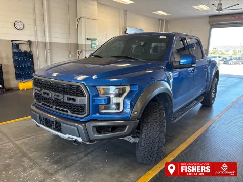 Blue 2018 Ford F-150 Raptor for sale in Fishers, IN
