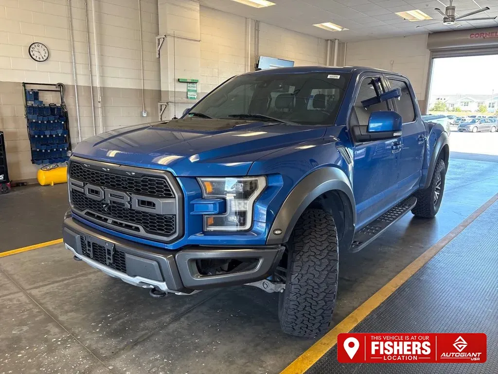 Blue 2018 Ford F-150 Raptor for sale in Fishers, IN