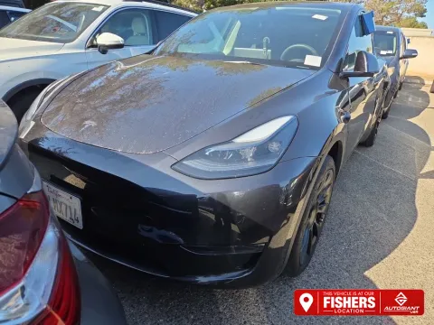 Gray 2024 Tesla Model Y Long Range for sale in Fishers, IN