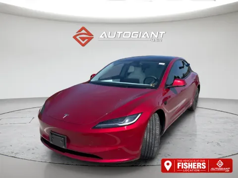 Red 2025 Tesla Model 3 Long Range for sale in Fishers, IN