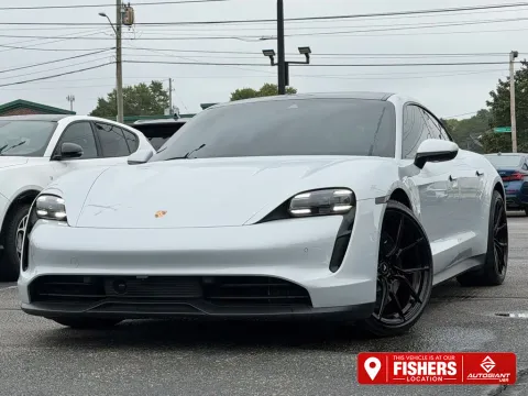 White 2022 Porsche Taycan for sale in Fishers, IN