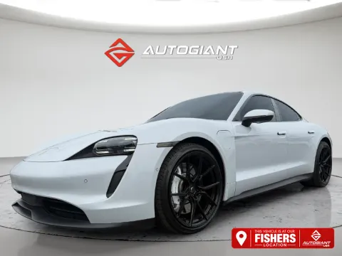 White 2022 Porsche Taycan for sale in Fishers, IN