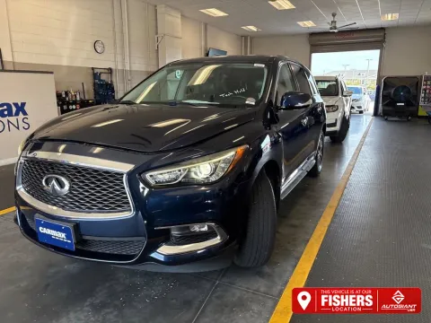 Blue 2017 INFINITI QX60 for sale in Fishers, IN