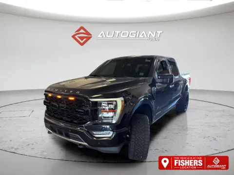 Black 2022 Ford F-150 Limited for sale in Fishers, IN