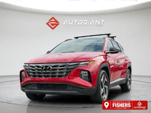 Red 2022 Hyundai Tucson Limited for sale in Fishers, IN