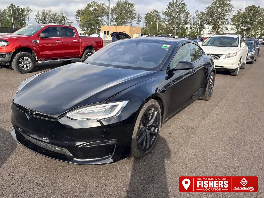 Black 2021 Tesla Model S Plaid for sale in Fishers, IN