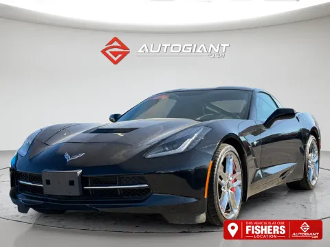 Black 2014 Chevrolet Corvette Stingray Z51 for sale in Fishers, IN