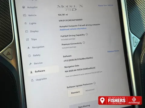 Silver 2018 Tesla Model X 75D for sale in Fishers, IN