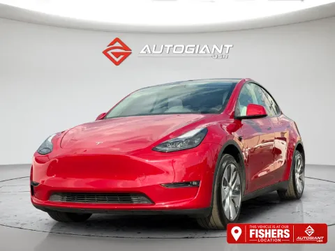 Red 2023 Tesla Model Y Long Range for sale in Fishers, IN