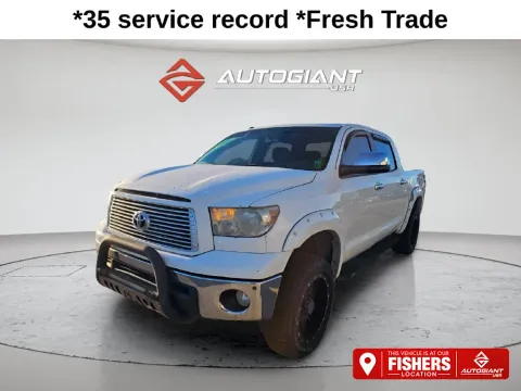 White 2013 Toyota Tundra Platinum for sale in Fishers, IN